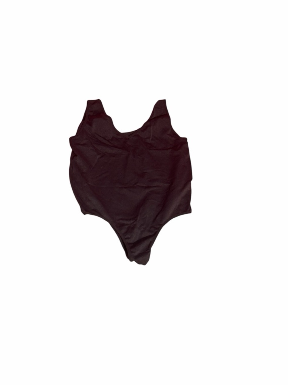 Yelete Black Scoop Neck Bodysuit